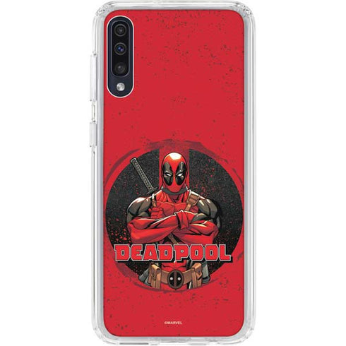 Marvel Deadpool Wade Wilson Galaxy A50 Clear Case
